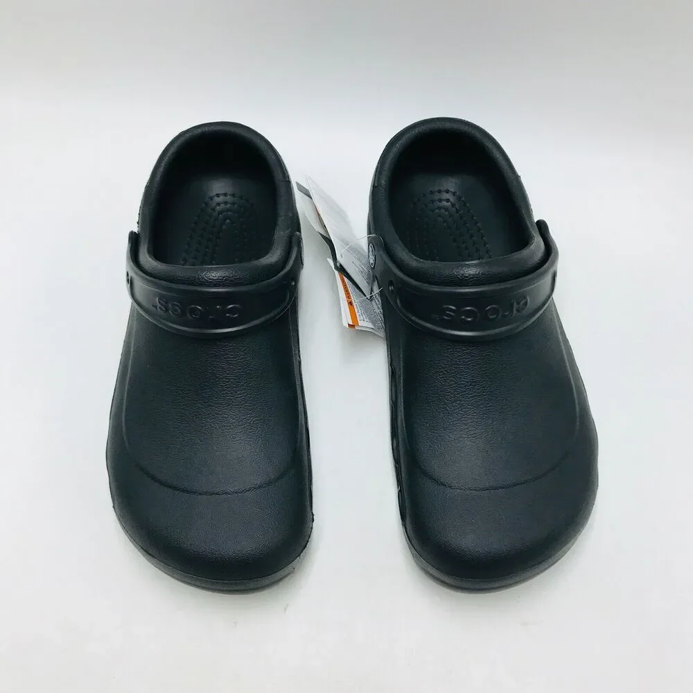 Crocs at Work Specialist Vent Clog Men's 10 Women's 12 Solid Black